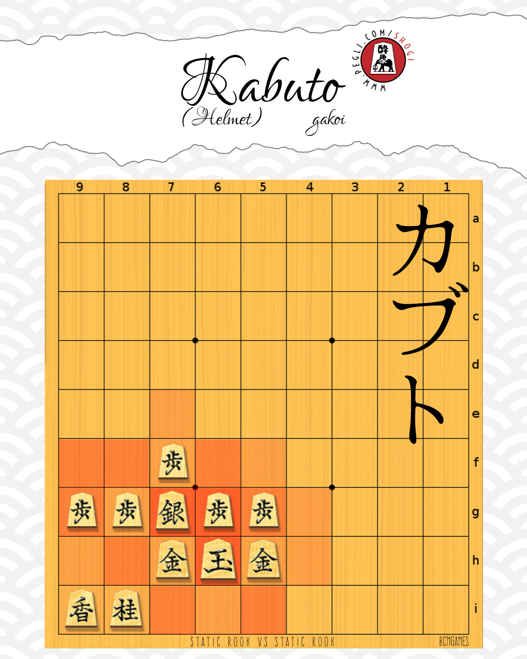 shogi - kakoi: kabuto gakoi