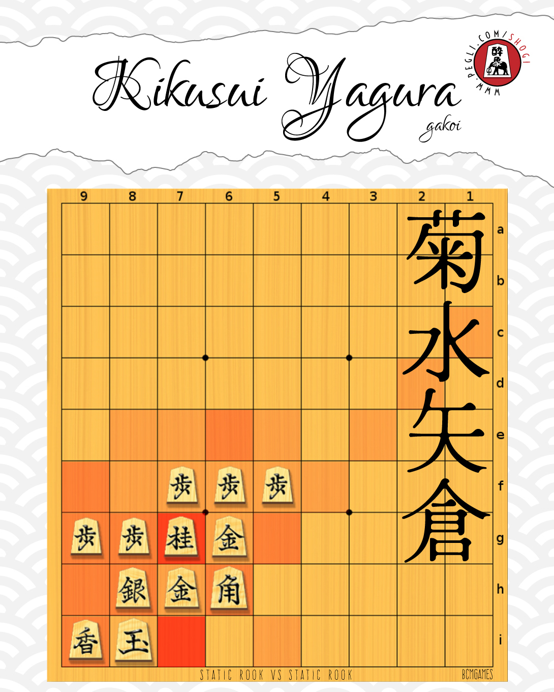 shogi - kakoi: kikusui yagura gakoi